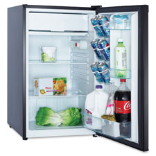 Refrigerator, 4.4CF Cap, Energy Star Compliant, Black