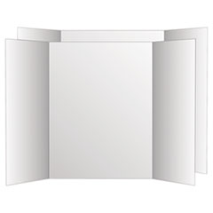 Project Board, 36"x48", Tri-Fold, 6/CT, White