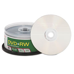 DVD-RW, 4X, 4.7GB, 30/PK, Spindle