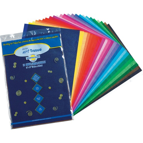 Spectra Art Tissue, 50 Sheets, 12"x18", Assorted Colors