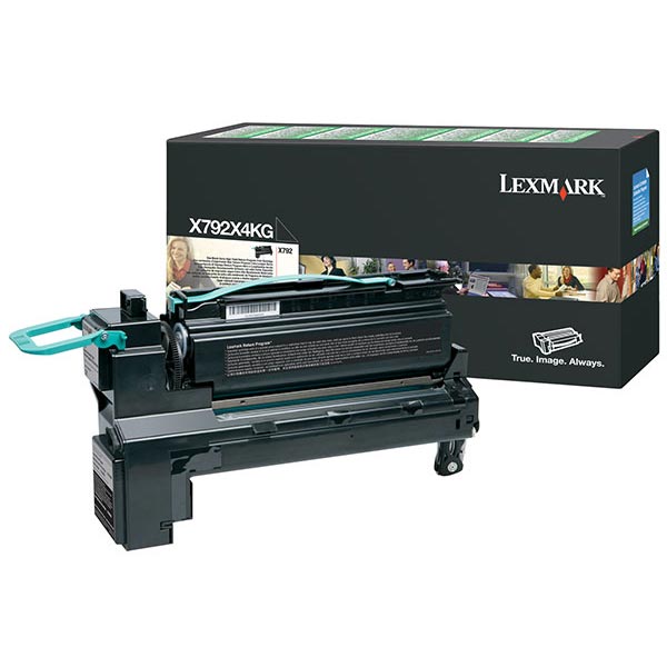 Genuine OEM Lexmark X792X4KG Government Extra High Yield Black Return Program Toner (TAA Compliant Verion of X792X1KG) (20000 Page Yield)