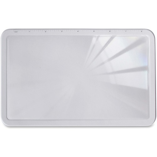 Handheld Magnifier, Full Page, 2X Main, 8-1/2"x1/8"x12"