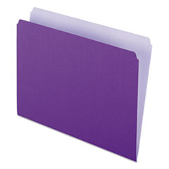 File Folder, Straight Tab Cut, Letter-Size, 100/BX, Lavender