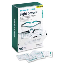 Sight Savers Wipes, Pre-Moistened, Anti-Fog, 100/PK, White