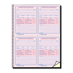 Important Message Book, 11"x8-1/4", 400 Sets, PK/CY Paper