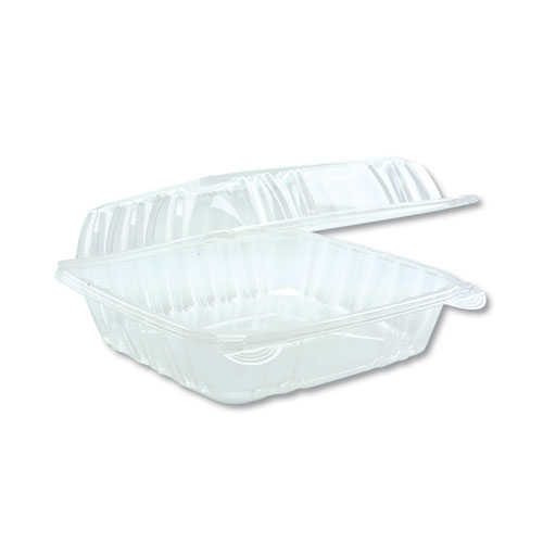CONTAINER,HINGED LID,CLR