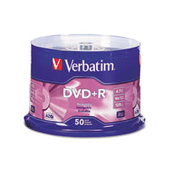 DVD+R, 16x Speed, 4.7GB, Branded, F/Recorders/Drives, 50/PK