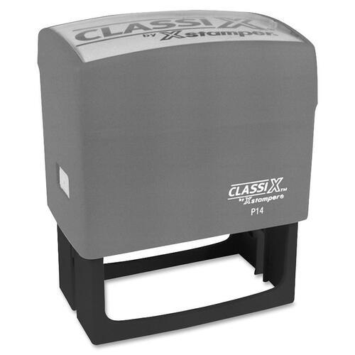 Self-Inking Message Stamp,40Char./Line,1-10 Lines,1-1/2"x3"