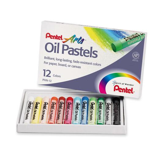 Oil Pastels,12 Color Set