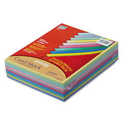 Pastel/Bright Cover Paper,65 lb.,250 Sheets,8-1/2"x11",Asst.