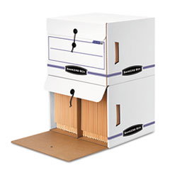 Front Lid File Boxes,Ltr,15-1/4"x13-1/2"x10-3/4",12/CT,WE/BE