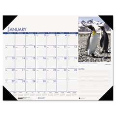 Desk Pad Calendar, 12Mths Jan-Dec, 22"x17", WildLife