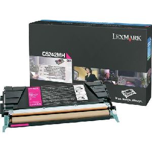 Genuine OEM Lexmark C5242MH High Yield Magenta Laser Toner Cartridge (5000 page yield)