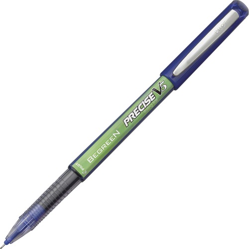 Rollerball Pen, Refillable, .5mm, Extra-Fine Pnt, Blue
