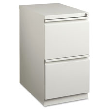 Mobile Pedestal File,F/F,Full Ext,15"x19-7/8"x27-3/4",Lt GY