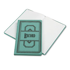 Account Book, Record-Ruled, 150 Pages, 12-1/8"x7-5/8", Blue