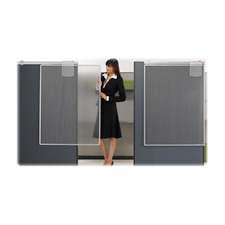 Privacy Screen, f/Under 65" Panels, 1-1/4"x36"x48", Silver