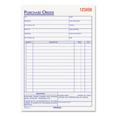 Purchase Order Book,Cbnless,2-Parts,5-9/16"x7-15/16",50/Bk