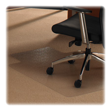 Chairmat, High Pile, 47"x35", Lip 10"x20", Clear