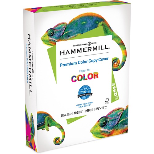 Color Copy Paper,80lb.,100 Bright,8-1/2"x11",250 SH/RM,White