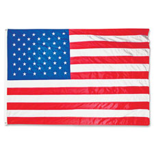 Outdoor Flag, US Flag, Nylon, 4'x6', Red/White/Blue