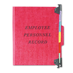 Personnel Hanging Folders, 9-1/2"x11-3/4", 2" Exp., Red