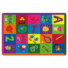 Primary Pictures Rug, 3'x5', Multi