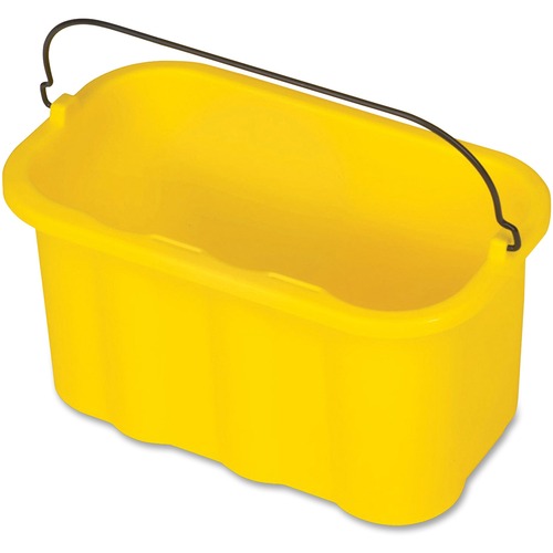 Sanitizing Caddy, 10 Quart, 14"x7-1/2"x8", Yellow