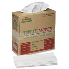 Tuffall Wipes, Med-Duty, 1-Ply, 9-3/4"x16-3/4", 8BX/CT, WE