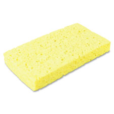 Cellulose Sponge, 6/PK, Yellow