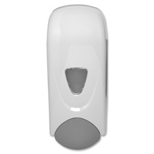 Foam Soap Dispenser, Bulk, 33.8oz., White/Gray