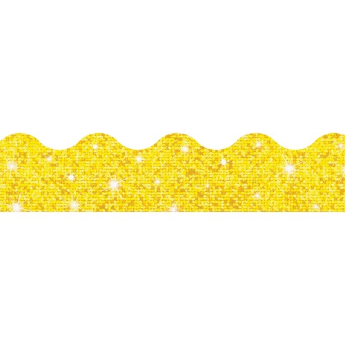 Sparkle Trimmers, 2-1/4"x32-1/2', Yellow Sparkle