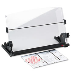 In-Line Document Holder, 14"x5-1/2"x9-1/2", Clear/Black