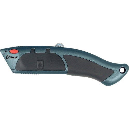 Auto-Load Utility Knife, w/ Rubber Grip, 10-Blade Chamber