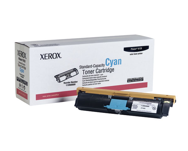 Genuine OEM Xerox 113R00689 Cyan Toner Cartridge (1500 page yield)