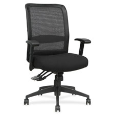 Amazon IR Chair, Adj, 28-1/8"x22-1/2"x45", Mesh/Black