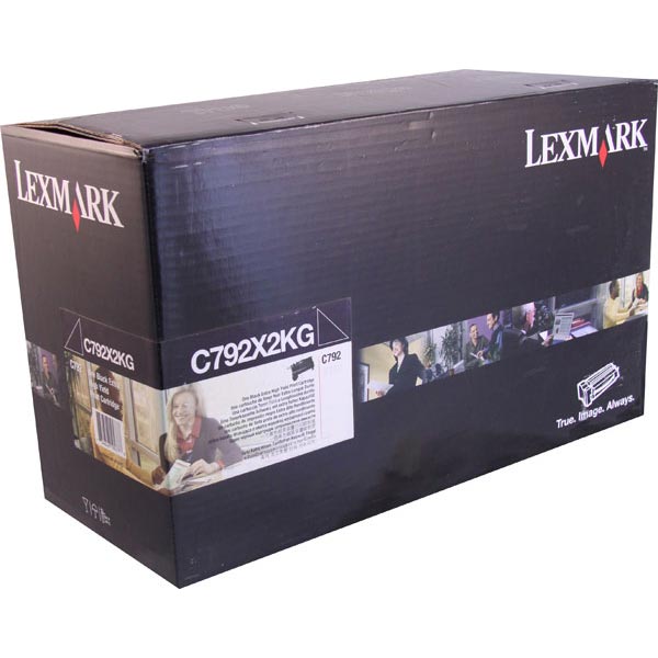 Genuine OEM Lexmark C792X2KG Extra High Yield Black Toner (20000 Page Yield)