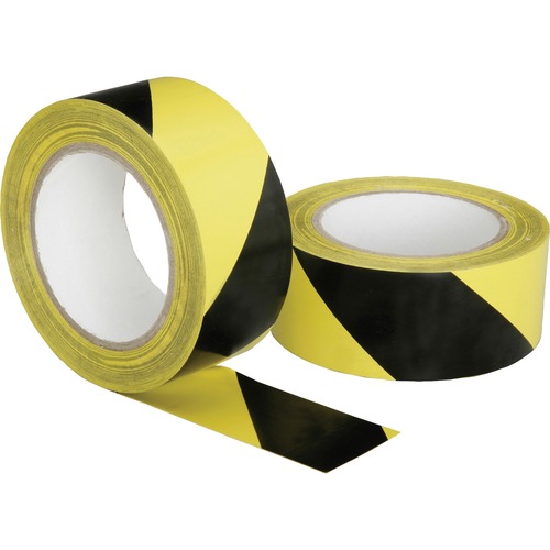 Safety Strip Tape, 16/RL, Black/Yellow
