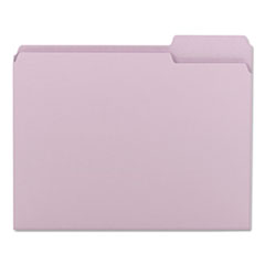 File Folder,1/3 AST 1-Ply Tab,Letter,100/BX,Lavender