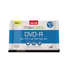 DVD-R, 16X Speed, 4.7GB, Branded, F/Recorders/Drives, 50/PK