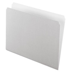 File Folder, Straight Tab Cut, Letter-Size, 100/BX, Gray