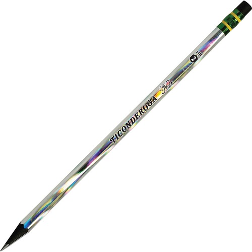 Wood Pencils,w/Latex Free Eraser, HB, 2 Lead Grade, BK