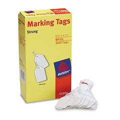 Marking Tags, 1-3/4"x1-3/32", 1000/BX, White