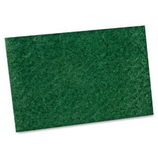 Scouring Pad,General Purpose,9"x6", 10/BG, Green