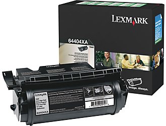 Genuine OEM Lexmark 64404XA Extra Hi-Yield Black Return Program Toner Cartridge (32000 page yield)