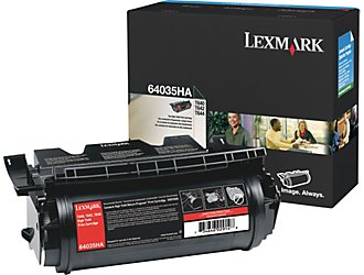 Genuine OEM Lexmark 64035HA High Yield Black Toner Cartridge (21000 page yield)
