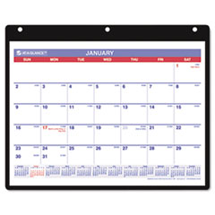 Monthly Desk/Wall Calendar,English,Jan-Dec,1PPM,11"x8-1/4"