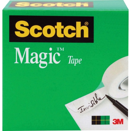 Magic Tape, 1" Core, 3/4"x1296", 1/PK, Transparent