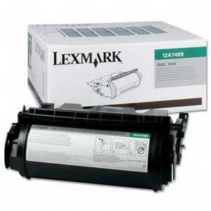 Genuine OEM Lexmark 12A7469 Extra Hi-Yield Black Return Program Toner Cartridge