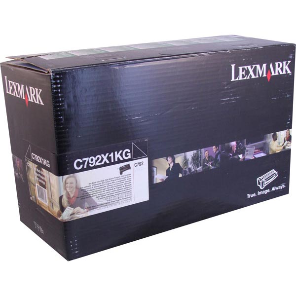 Genuine OEM Lexmark C792X1KG Extra High Yield Black Return Program Toner (20000 Page Yield)